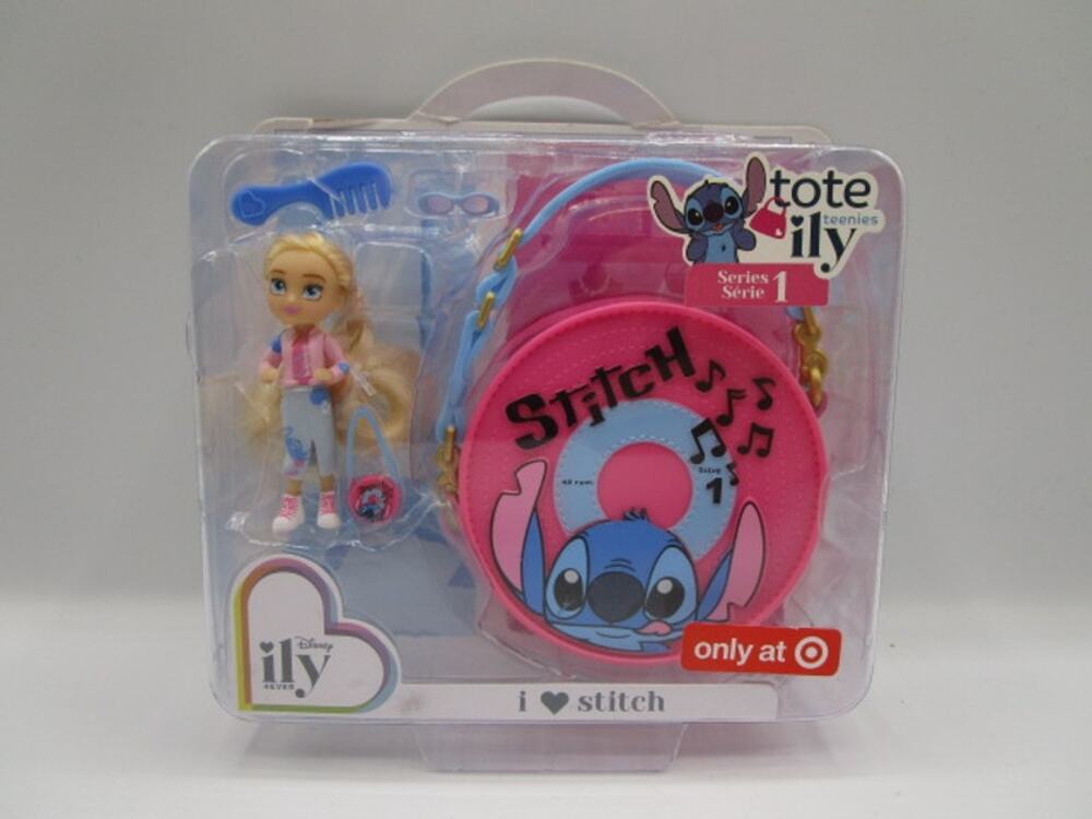 Disney ILY 4Ever Tote Teenies I Love Stitch Series 1 Mini Figure & Purse Target